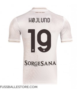Günstige SSC Napoli Rasmus Hojlund #19 Auswärtstrikot 2025-26 Kurzarm